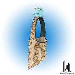 Tote Bag - Brown Dragon Map and Light Blue Dragon