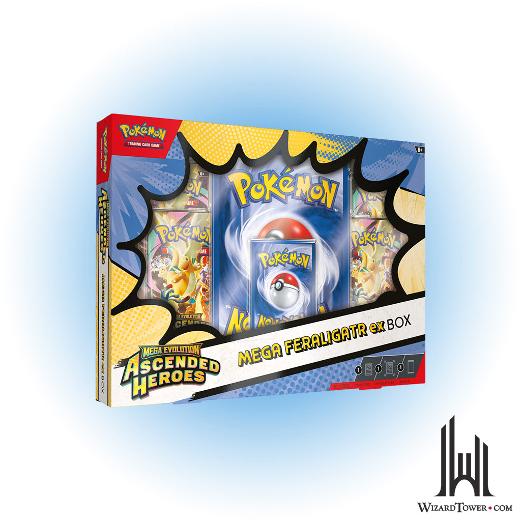 Pokemon Ascended Heroes Mega Feraligatr Ex Box