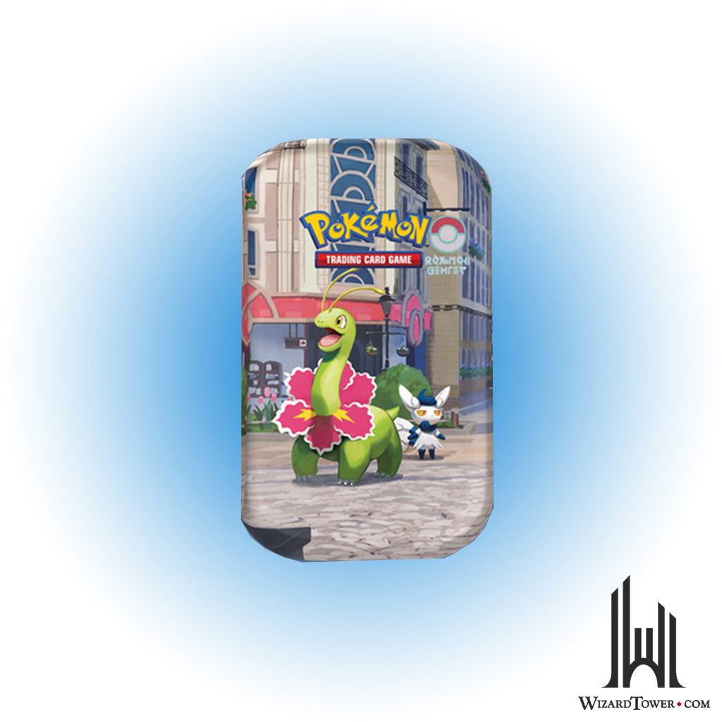 Pokemon Lumiose City Mini Tin - Meganium and Meowstic