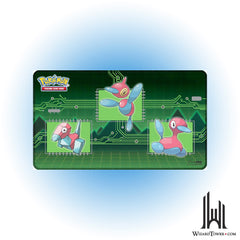 Playmat - Pokemon - Porygon Evolutions (Green Stitched)