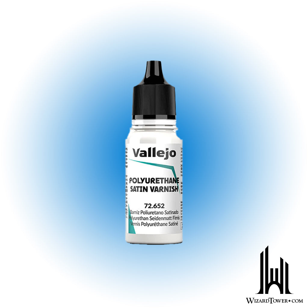 Vallejo Polyurethane Satin Varnish 652 - 18ml