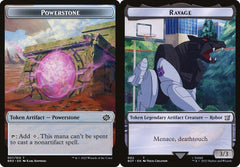 Powerstone (007) // Ravage (002) Double-Sided Token - Foil
