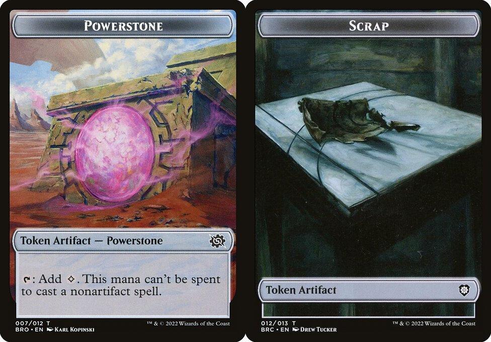 Powerstone (007) // Scrap (012) Double-Sided Token
