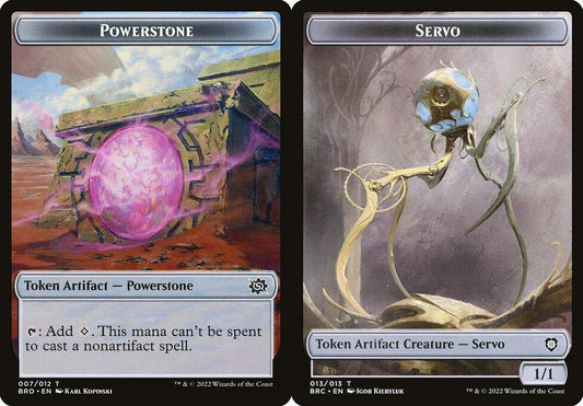 Powerstone (007) // Servo (013) Double-Sided Token