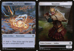 Powerstone (023) // Soldier (004) Double-Sided Token - Foil