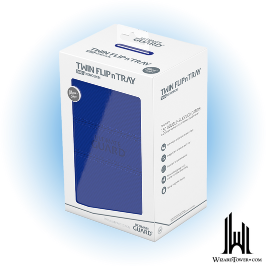 Deck Box - Flip'n'Tray - Monocolor Blue 160+