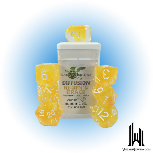 Dice Set - Diffusion Ki-Rin's Grace Symbol 7ct