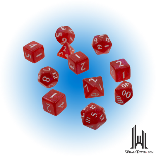 Dice Set - Eclipse Apple Red 11ct