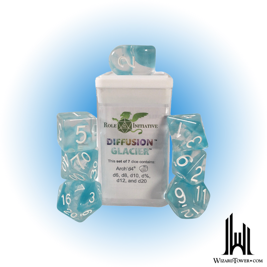 Dice Set - Diffusion Glacier 7ct