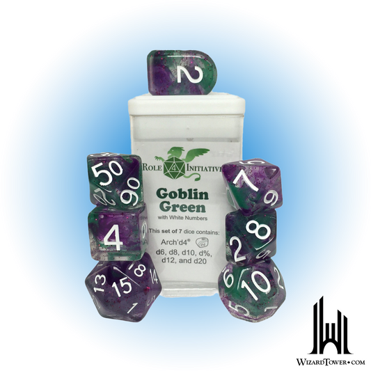 Dice Set - Diffusion Goblin Green 7ct