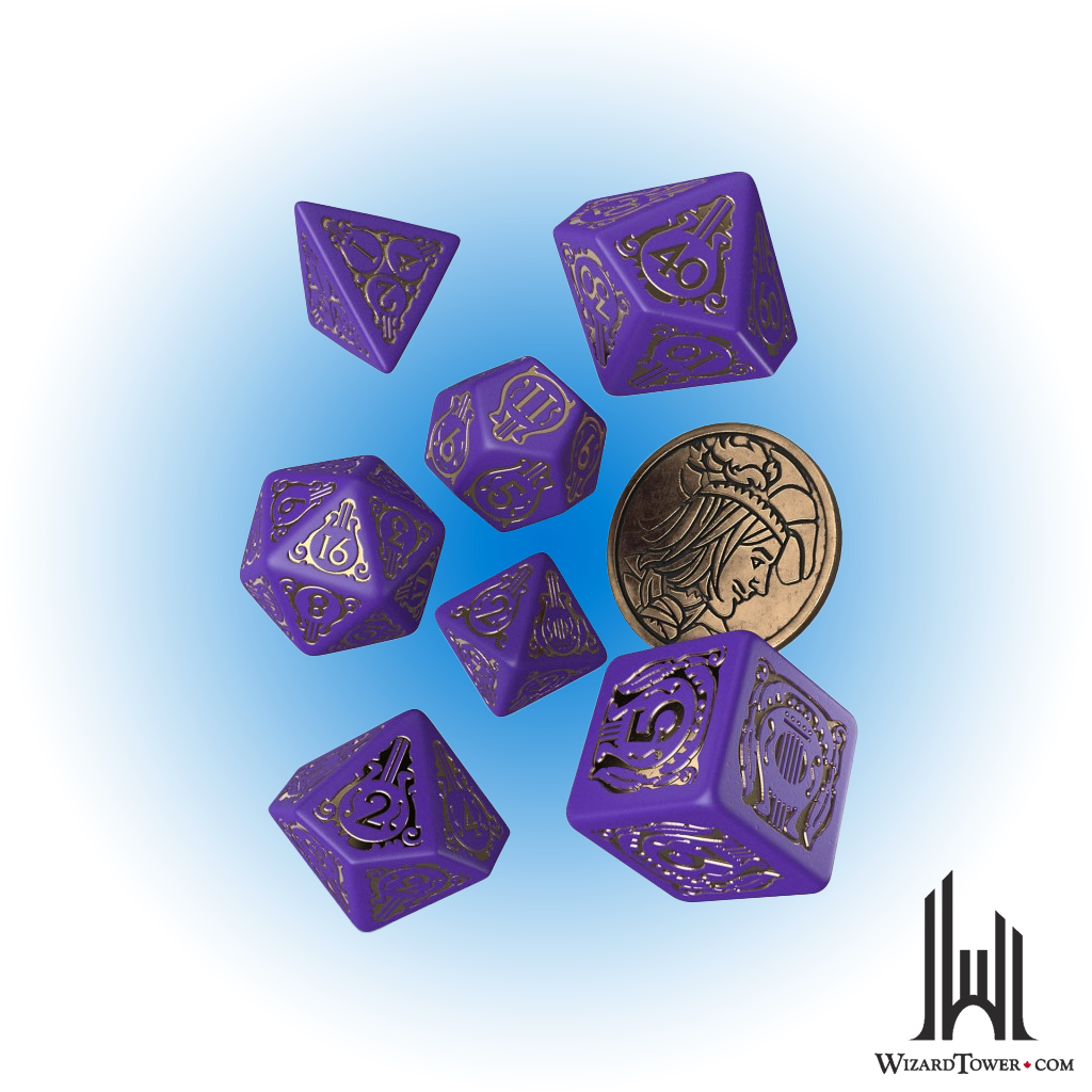 Dice Set - Witcher Dandelion Viscount De Lettenhove 7ct