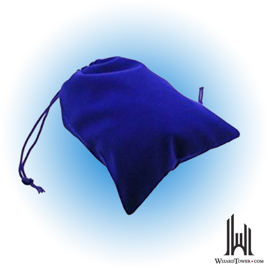 Dice Bag - Suedecloth Royal Blue 4" x 5.5"