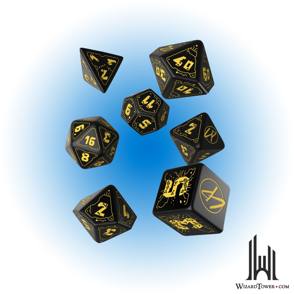 Dice Set - Cyberpunk Red Wet Work 7ct