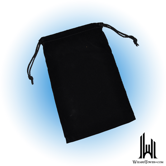 Dice Bag - Cloth Black 6" x 9"
