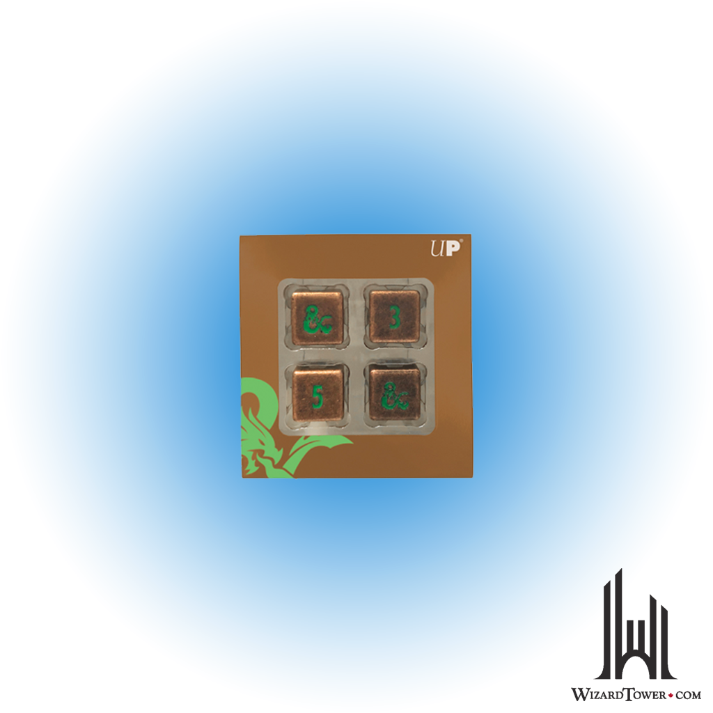 Dice Set - Heavy Metal Feywild d6 4ct