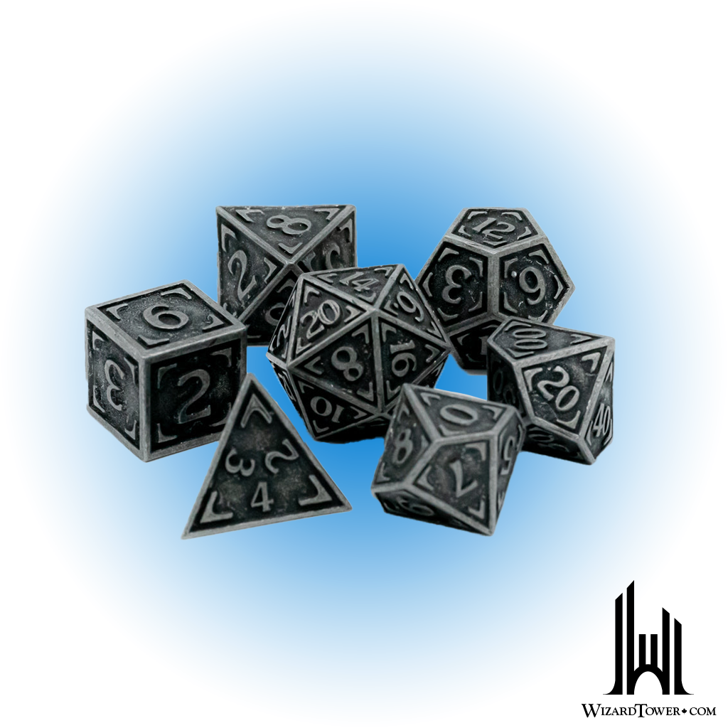 Dice Set - Metal Reticle Uchronia Ottensian 7ct