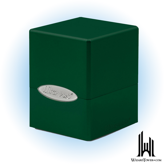 Deck Box - Satin Cube - Hi-Gloss Emerald 100+