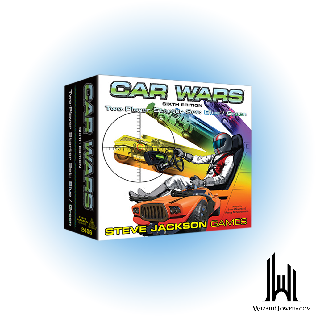 Car Wars 6th Edition - 2-Player Starter Set - Blue / Green