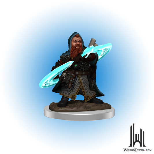 Pathfinder Battles Premium Figures - Male Dwarf Sorcerer