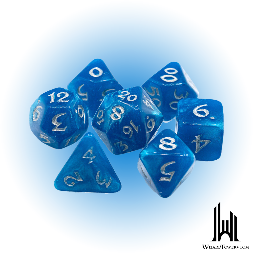 Dice Set - Elessia Wish Song / Silver 7ct