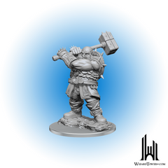 Unpainted Miniature - Dungeons & Dragons - Enlarged Duergar