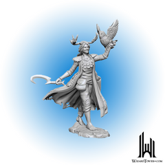 Unpainted Miniature - Dungeons & Dragons Frameworks - Human Druid Female