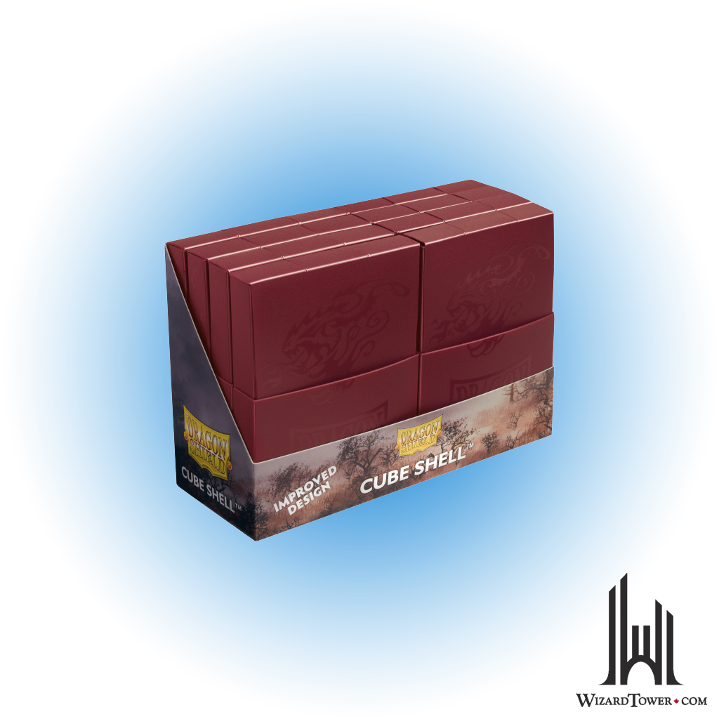 Deck Box - Card Box - Blood Red 15+ 6ct