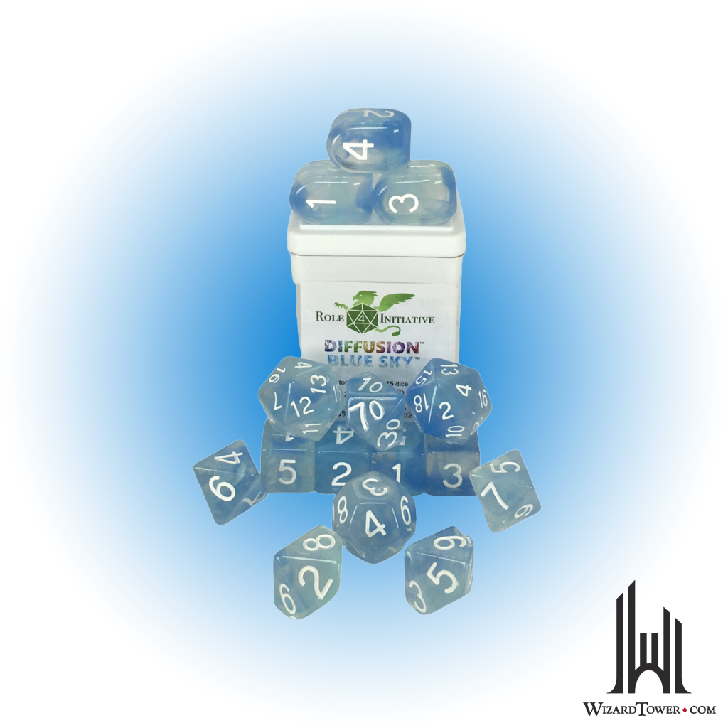 Dice Set - Diffusion Blue Sky 15ct