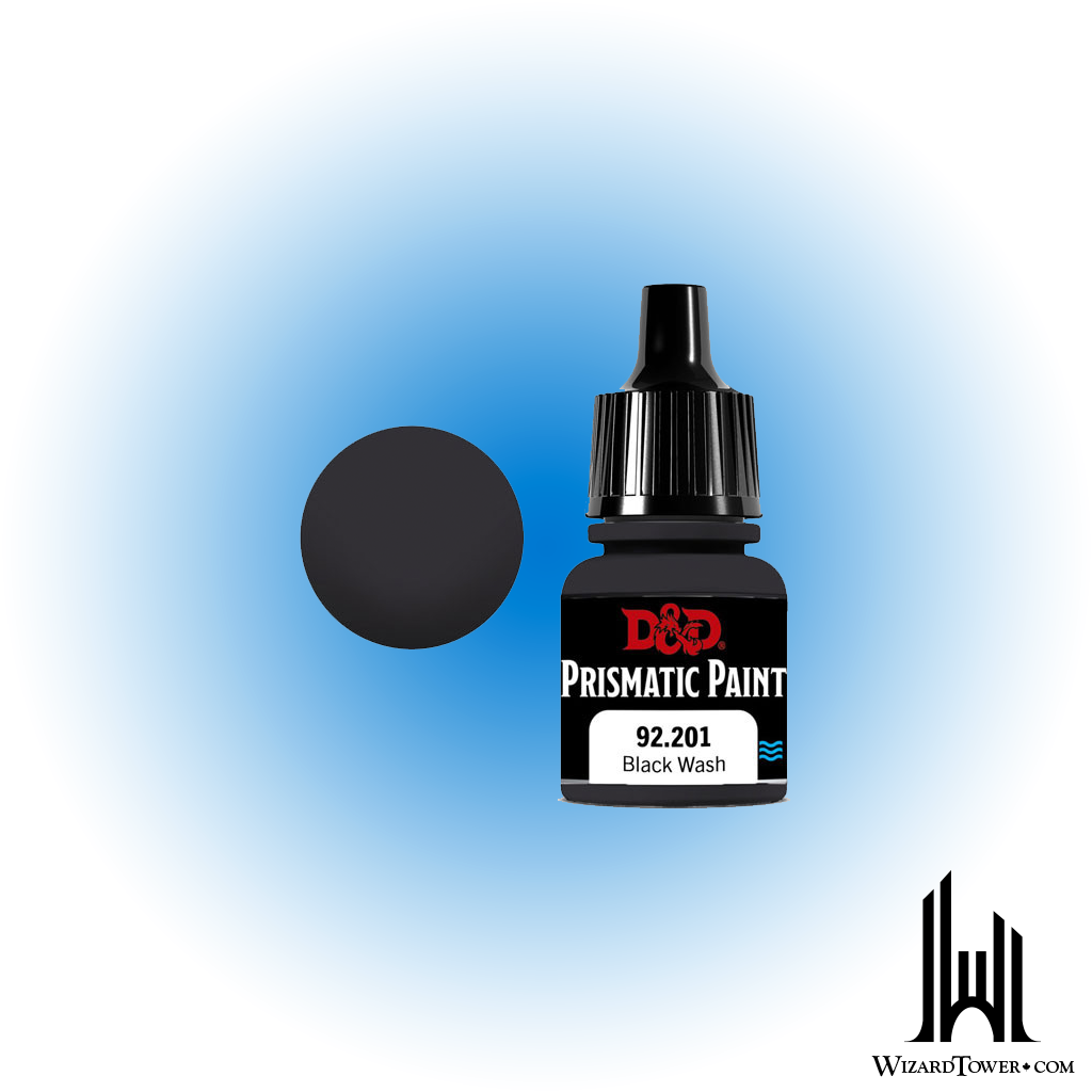 DnD Prismatic Paint Black Wash 201 - 8ml
