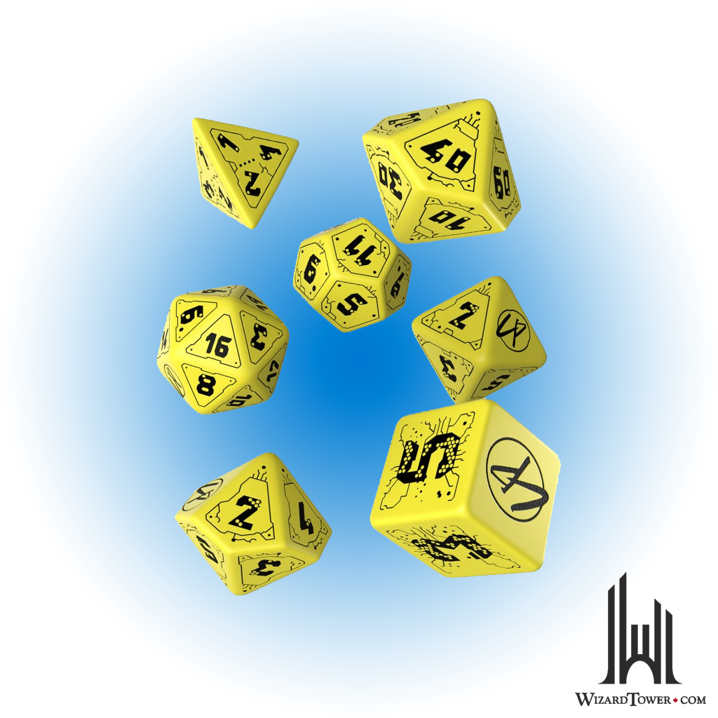 Dice Set - Cyberpunk Red Danger Zone 7ct