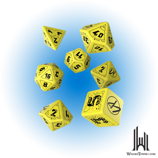 Dice Set - Cyberpunk Red Danger Zone 7ct