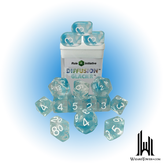 Dice Set - Diffusion Glacier 15ct