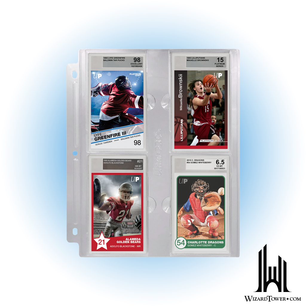 Card Holder Sheet - Beckett Slabs