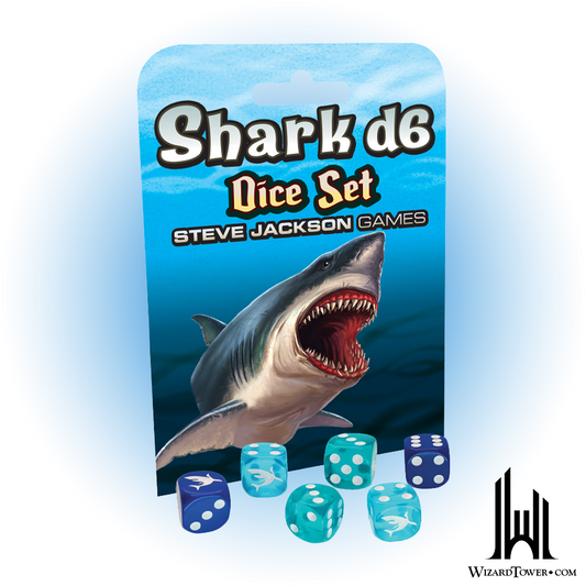 Dice Set - Shark d6 6ct