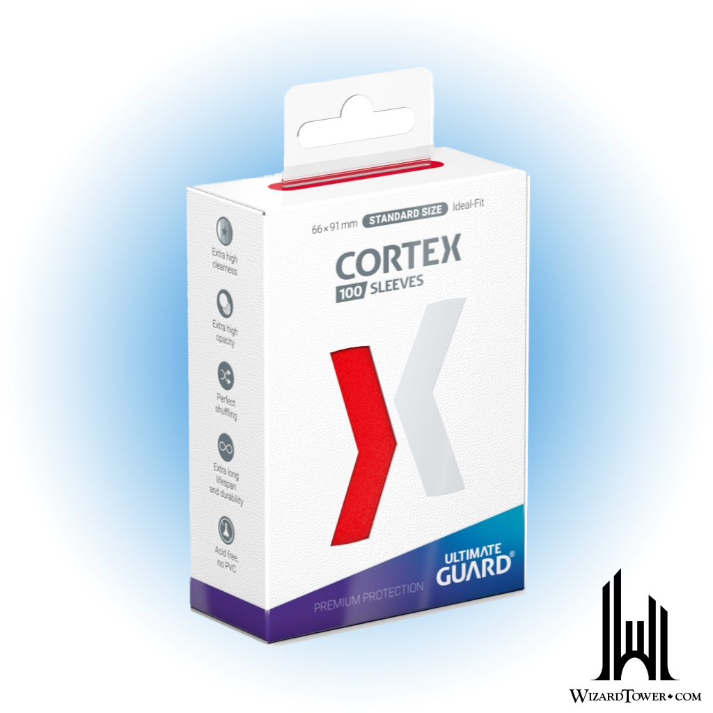 Deck Protectors - Cortex Glossy Red 100ct