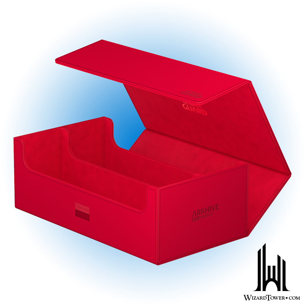 Deck Box - Arkhive - Monocolor Red 800+