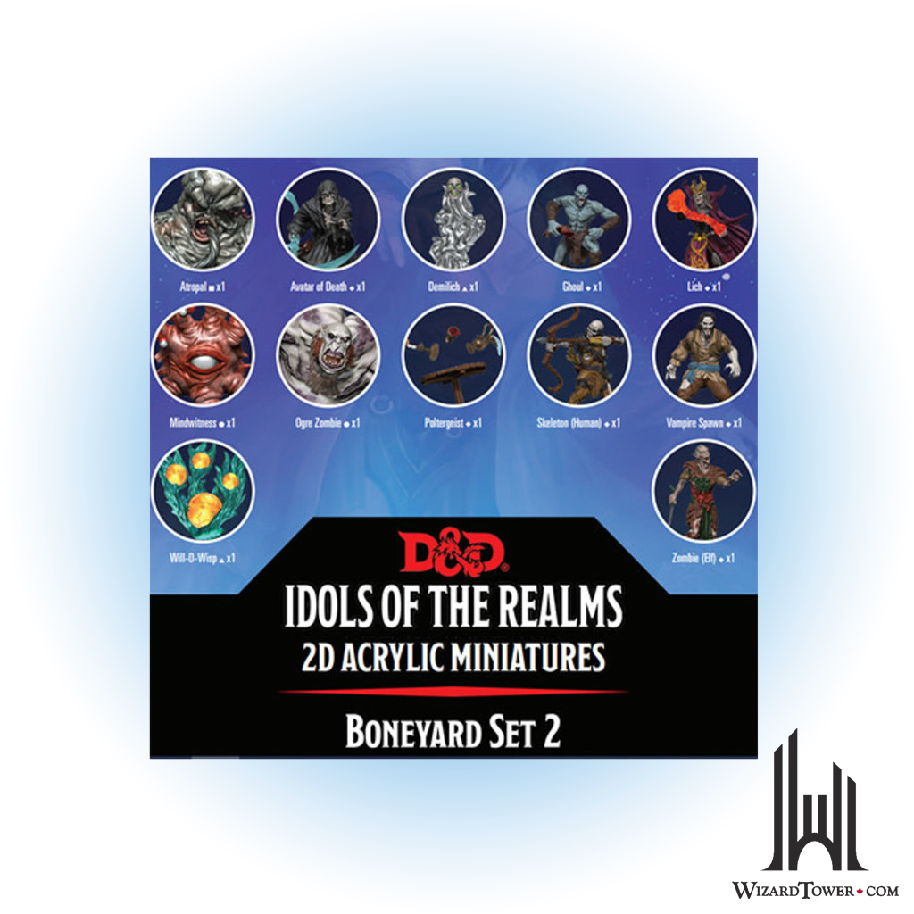 Dungeons & Dragons Figures - 2D Boneyard Set 2