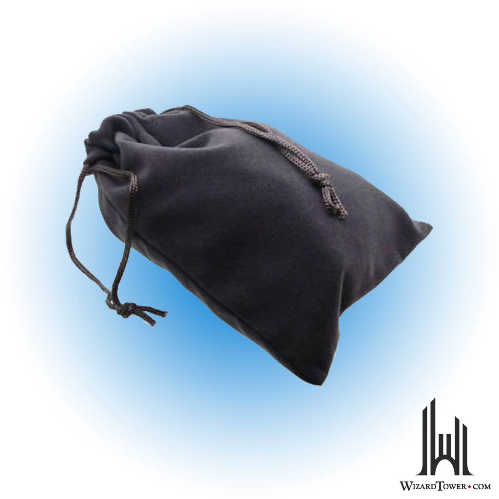 Dice Bag - Suedecloth Grey 4" x 5.5"