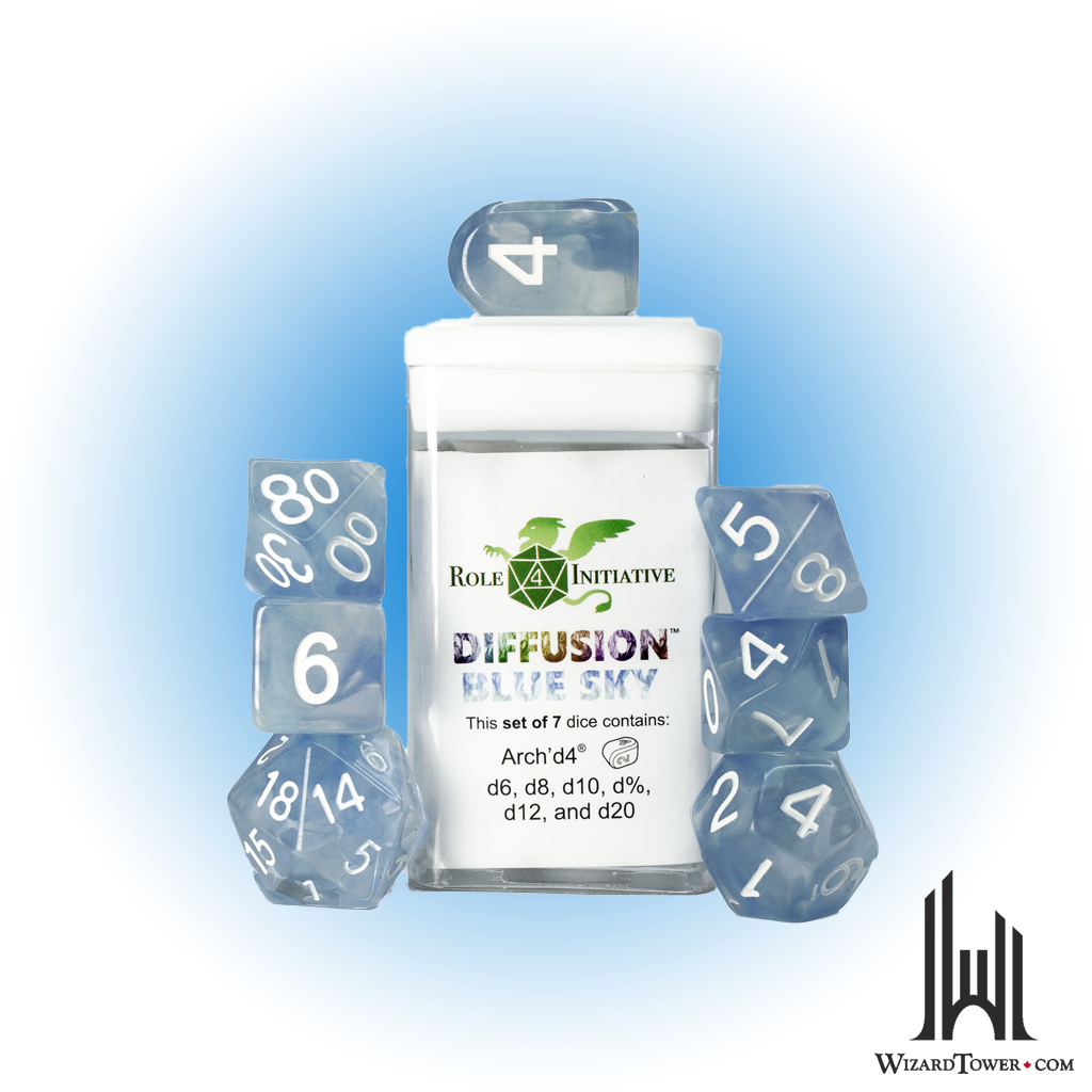 Dice Set - Diffusion Blue Sky 7ct