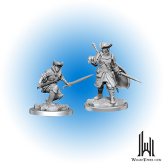 Unpainted Miniature - Magic the Gathering - Thraben Inspector and Tireless Tracker