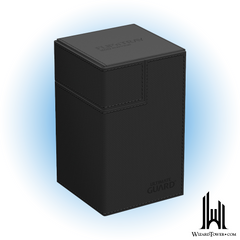 Deck Box - Flip'n'Tray - Monocolor Black 100+