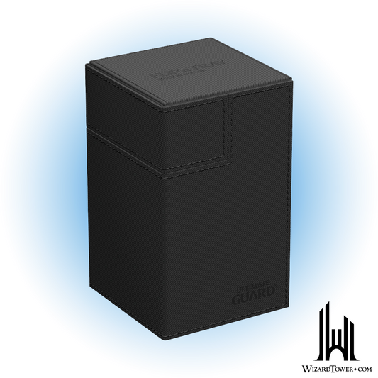 Deck Box - Flip'n'Tray - Monocolor Black 100+