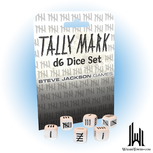 Dice Set - Tally Mark d6 6ct