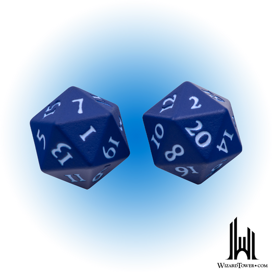 Dice Set - Heavy Metal Vivid Blue d20 2ct