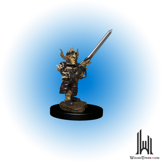 Dungeons & Dragons Premium Figures - Male Halfling Fighter