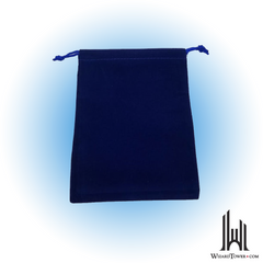 Dice Bag - Suedecloth Royal Blue 5" x 7"