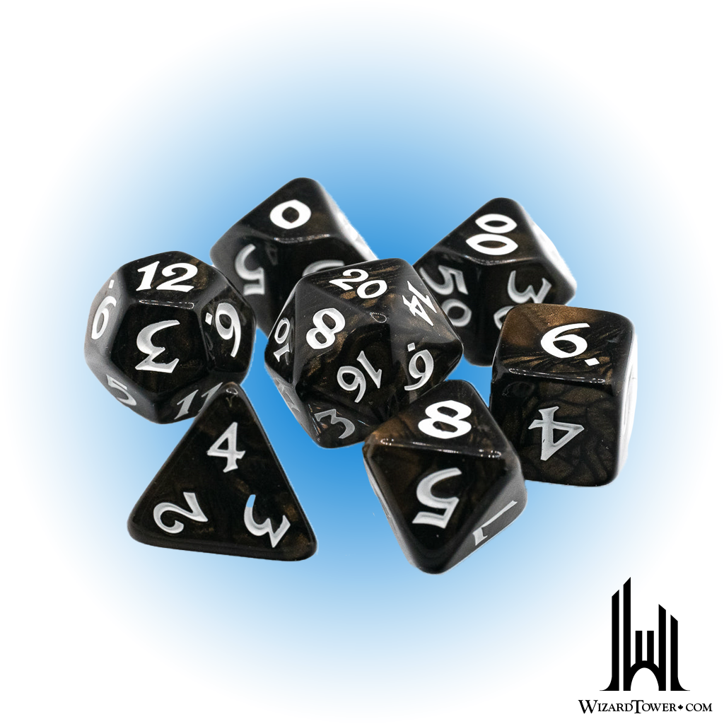 Dice Set - Elessia Wilderun / White 7ct