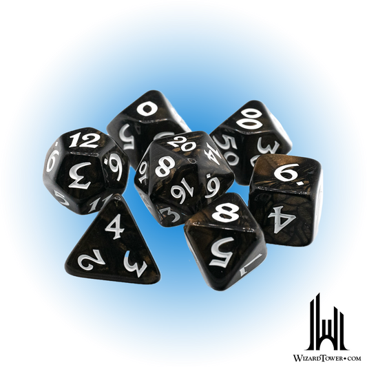 Dice Set - Elessia Wilderun / White 7ct