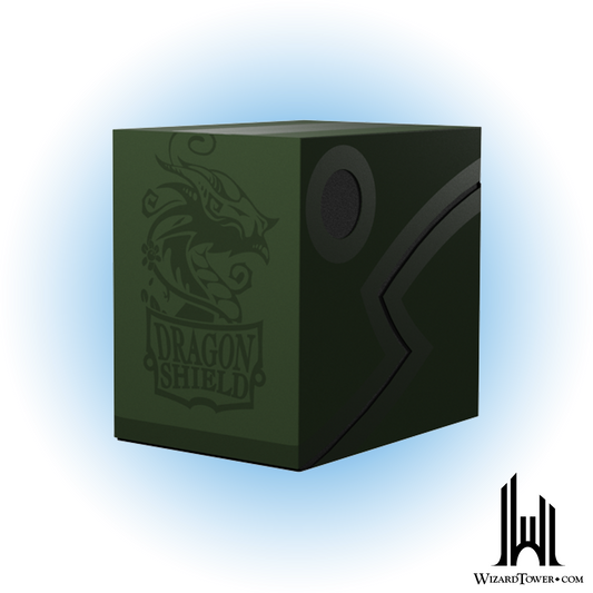 Deck Box - Double Shell - Forest Green / Black 150+