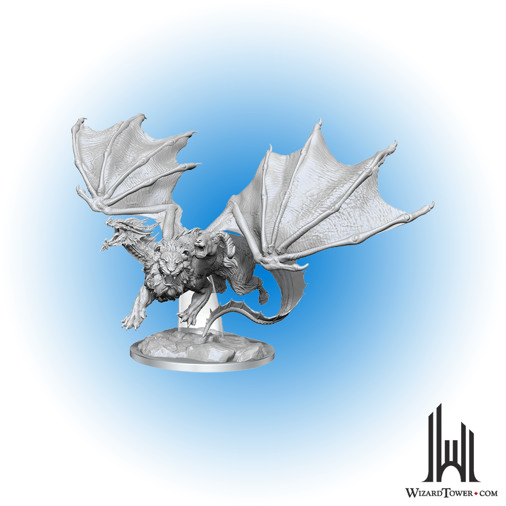 Unpainted Miniature - Dungeons & Dragons - Chimera Paint Kit